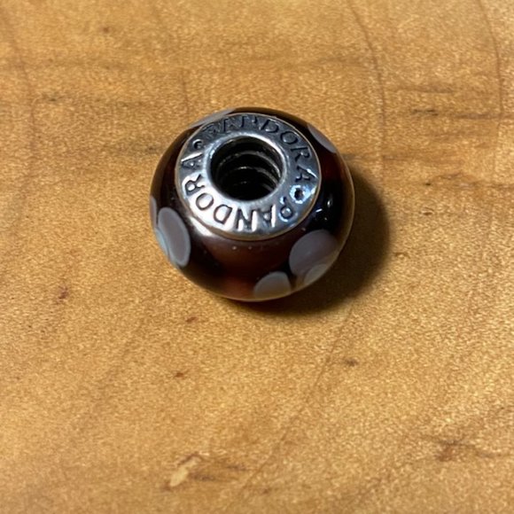 Pandora Purple Flowers For You Murano Glass Charm - Picture 5 of 5